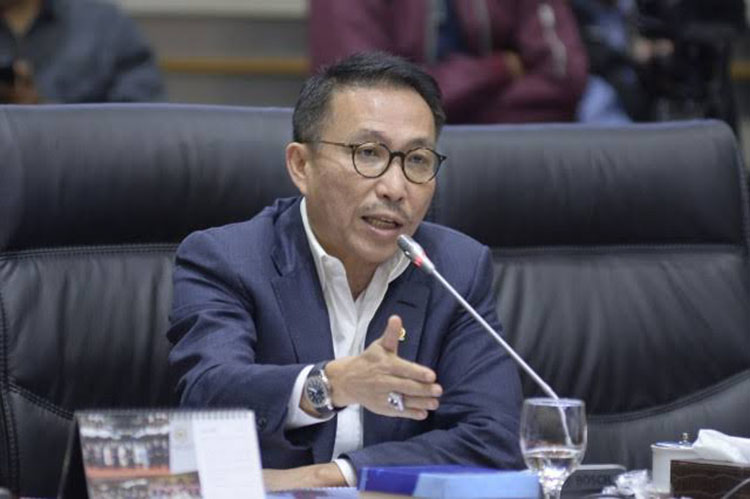 Ketua Komisi III DPR RI, Herman Herry. (YUSNIR/RIAUPOS.CO)